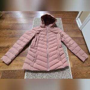 32 Degrees Women's Pink Puffer Jacket
